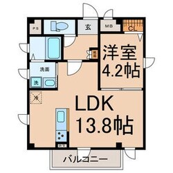 平安通駅 徒歩4分 2階の物件間取画像